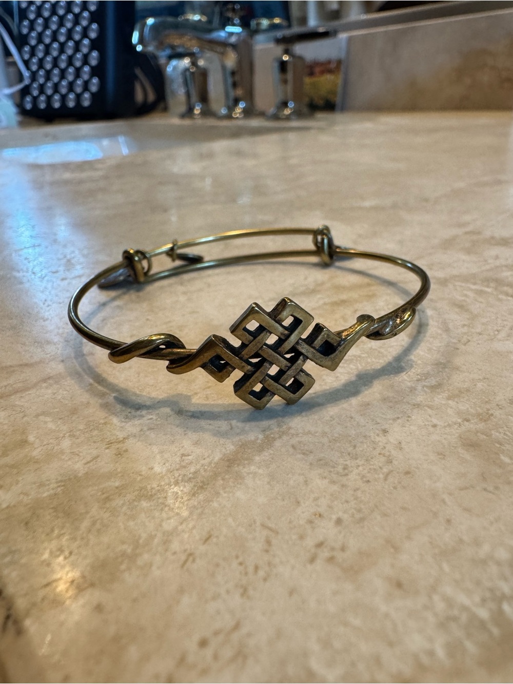 Alex and Ani Endless Knot Spiritual Armor Bracelet